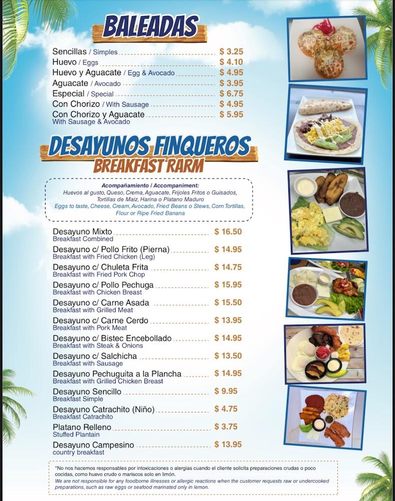 Finca latina #2 Menu image 1